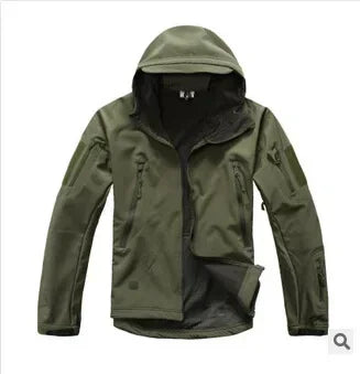 Hiking Jackets Camouflage Hunting Tactical Jacket Autumn Winter Shark Skin Soft Shell Waterproof Jacket Windbreaker