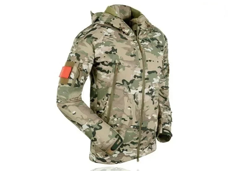 Hiking Jackets Camouflage Hunting Tactical Jacket Autumn Winter Shark Skin Soft Shell Waterproof Jacket Windbreaker
