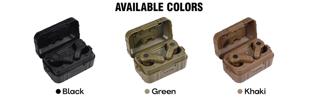 Tactical headset anti-noise earplugs noise-cancelling for hearing protection NRR27dB Military gear