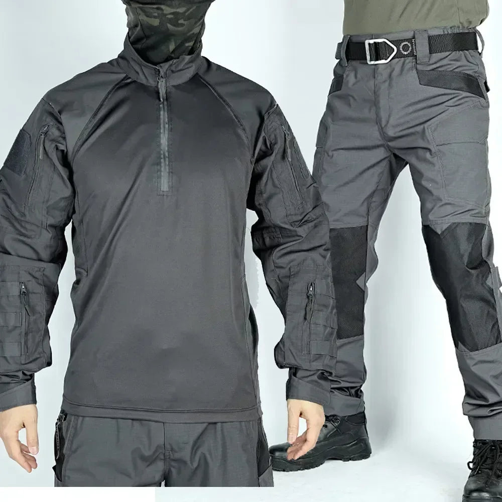 Tactical Suit Men Hunting ClothesMilitary Uniform Assault Hiking Shirts Special Forces Sets Outdoor Pants
