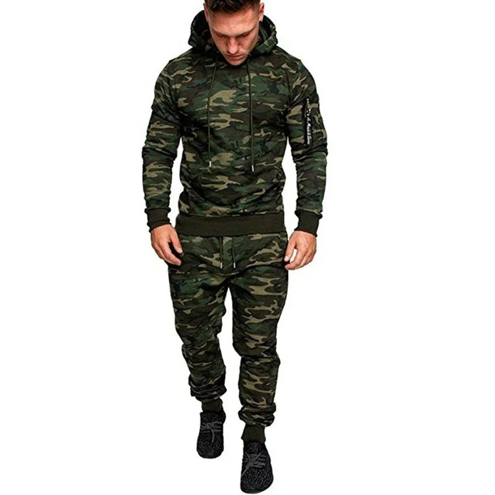 Tactical Performance Hoodie Set - Military-Style Training Gear