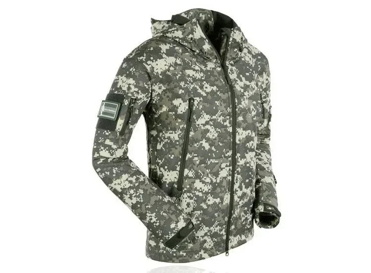 Hiking Jackets Camouflage Hunting Tactical Jacket Autumn Winter Shark Skin Soft Shell Waterproof Jacket Windbreaker