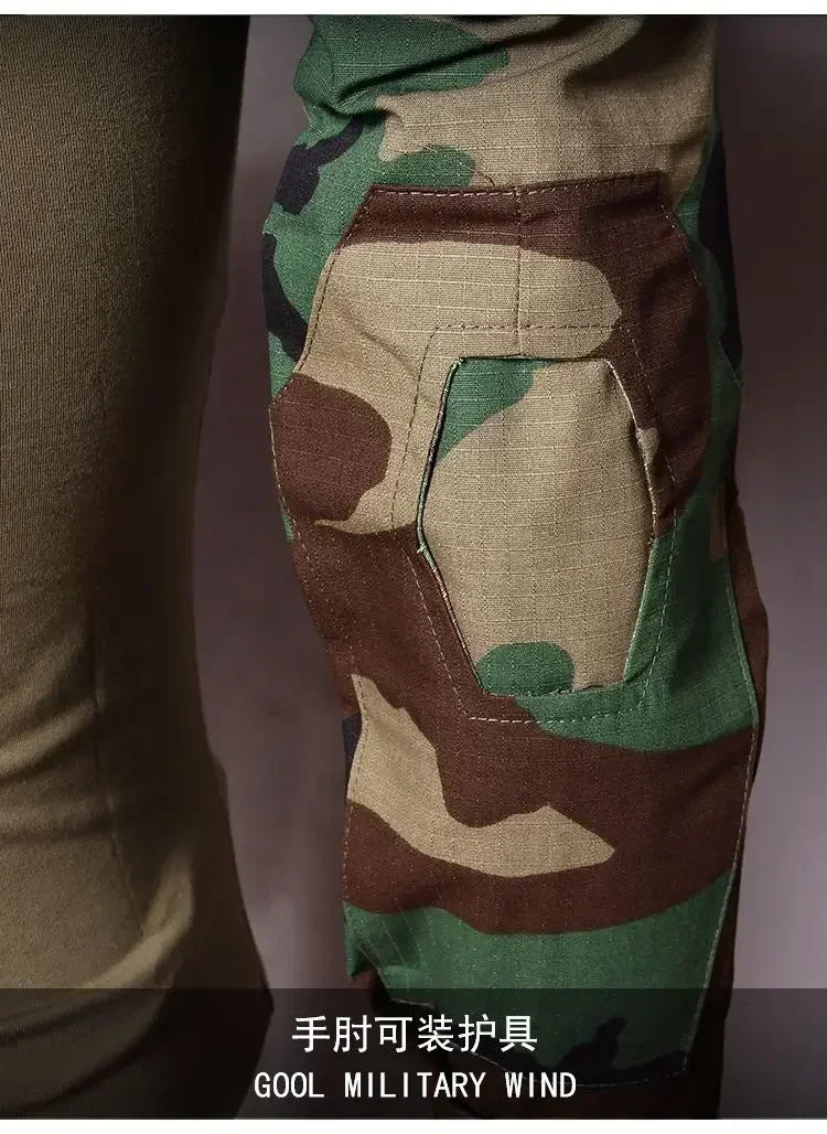 Military Tactical Uniform Set - Combat Shirt & Cargo Pants