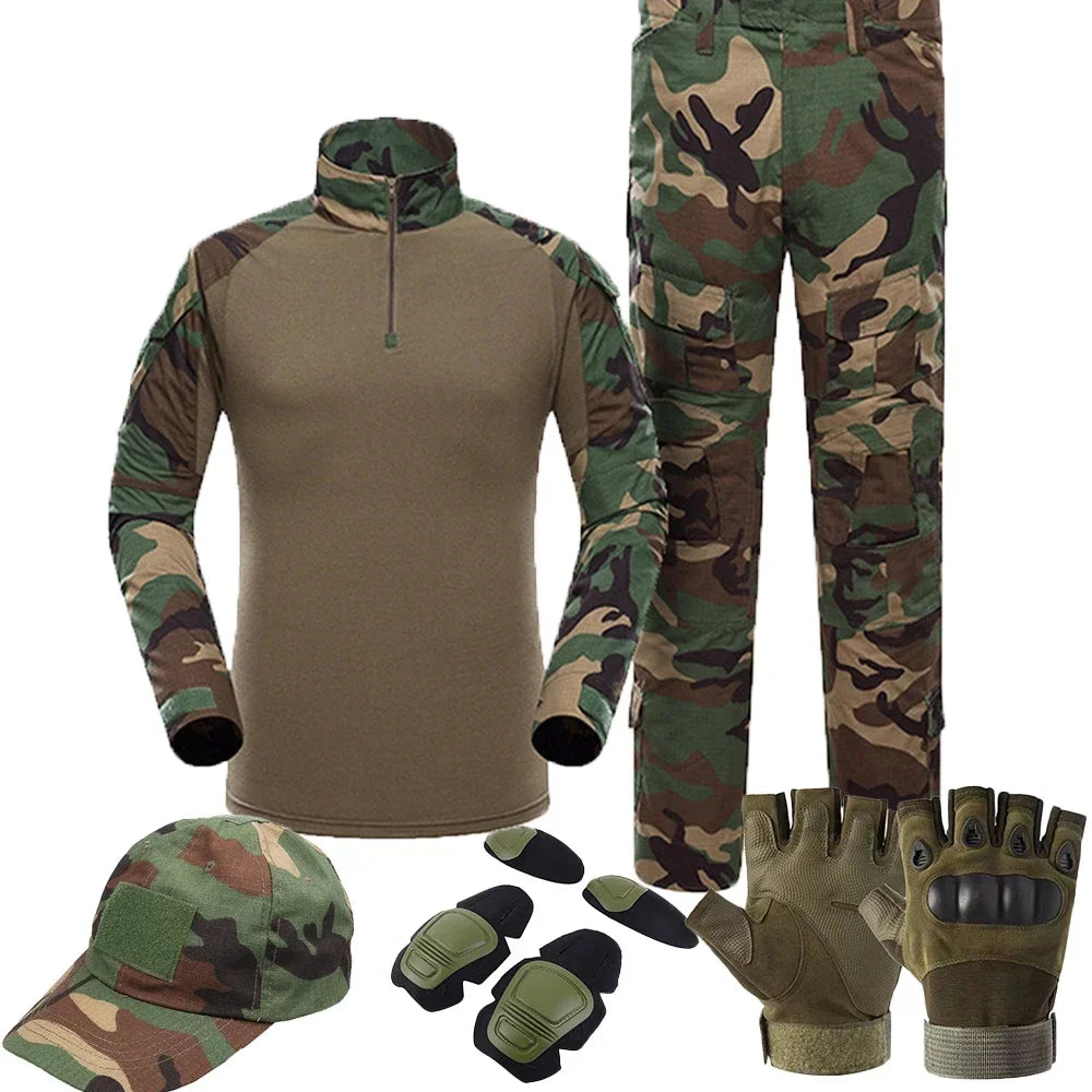 Tactical Combat Uniform sets - Military Camo Suit