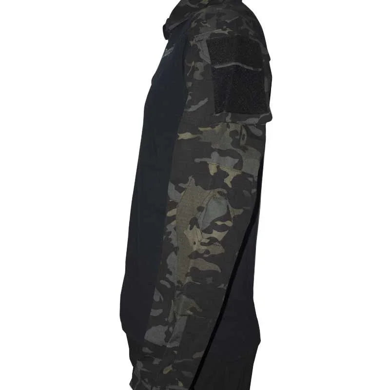 Tactical Combat Shirt - Military-Grade Camo Uniform Top