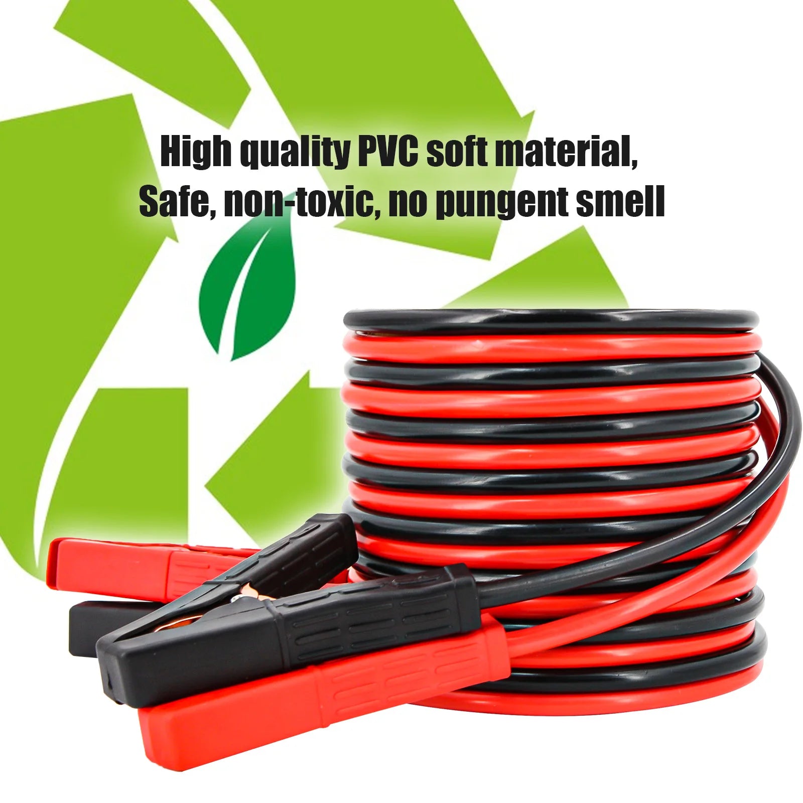 Auto Battery Heavy Duty Jumper Cables 4M 2000A Booster Cables For Cars Truck SUV Positive And Negative Firewire Jump Start Cable