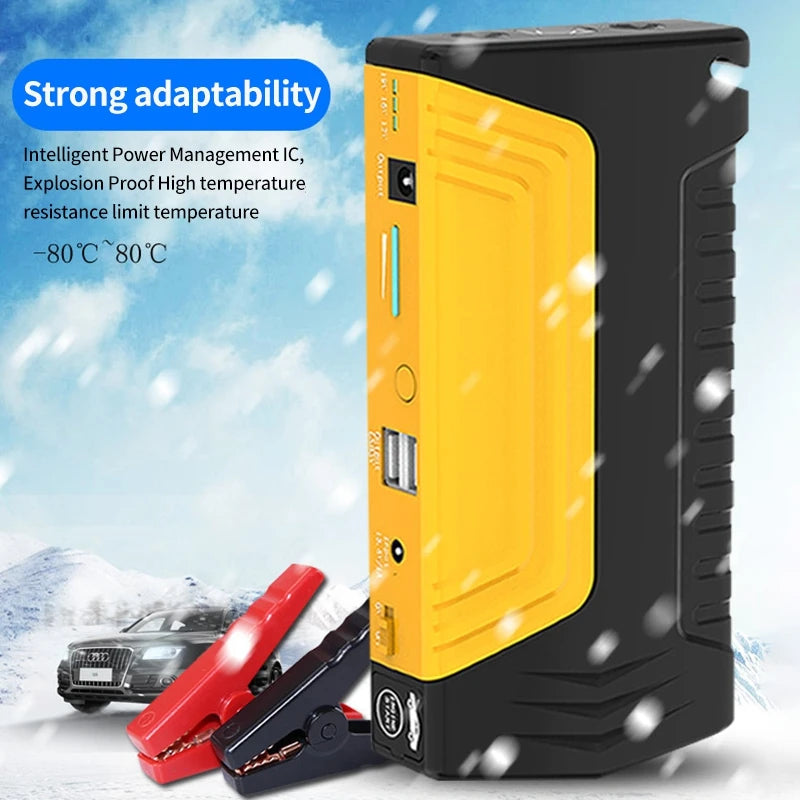3-in-1 Car Jump Starter - 12V 16800mAh Power Bank