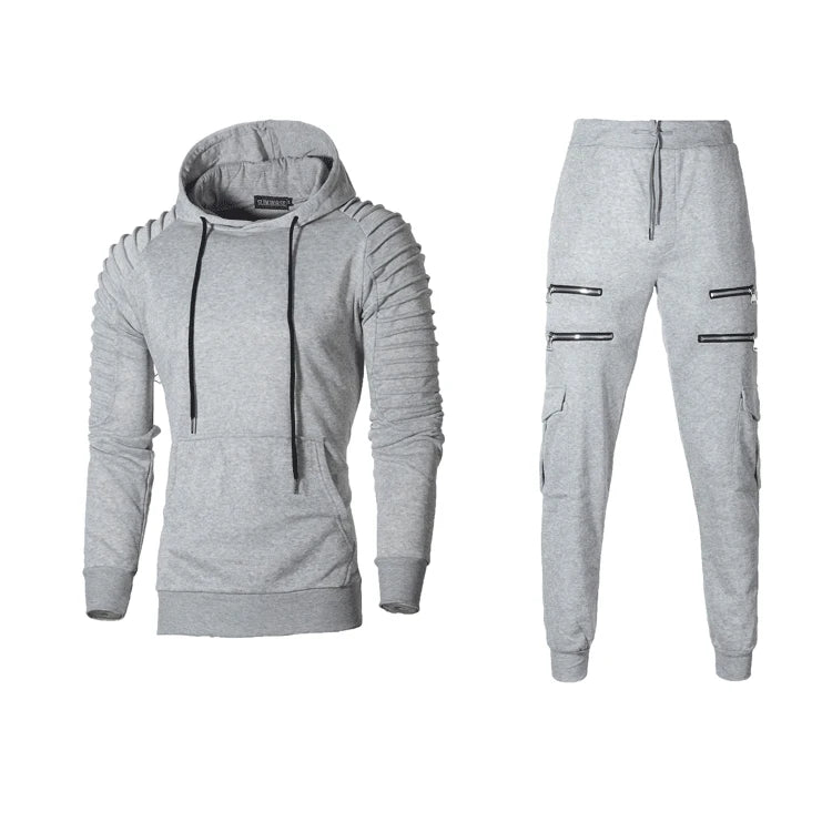 Tactical Performance Hoodie Set - Military-Style Training Gear