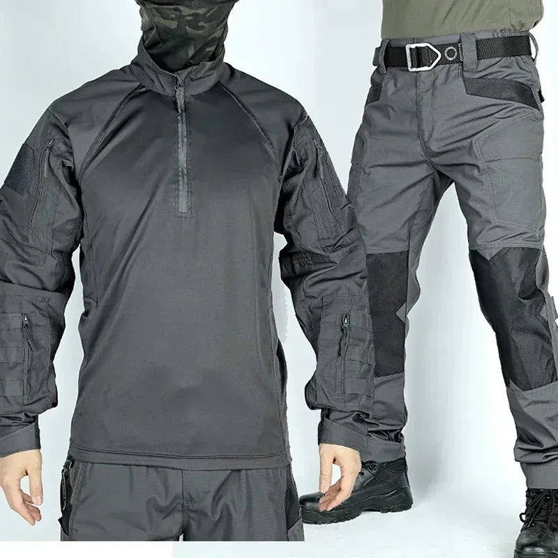 Tactical Suit Men Hunting ClothesMilitary Uniform Assault Hiking Shirts Special Forces Sets Outdoor Pants