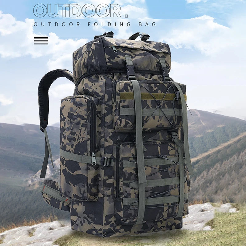 Premium 70L Expedition Backpack - Professional Grade Tactical Rucksack