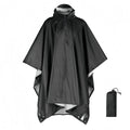 Hooded Rain Poncho for Adults Waterproof Lightweight Rain Coat for Men Women Reusable Rain Jacket for Emergency Outdoor