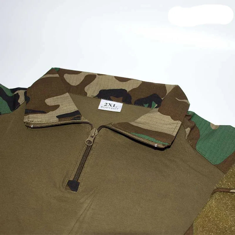 Tactical Combat Shirt - Military-Grade Camo Uniform Top