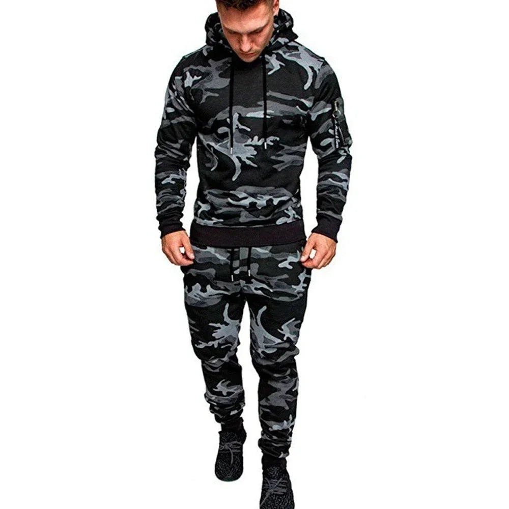 Tactical Performance Hoodie Set - Military-Style Training Gear