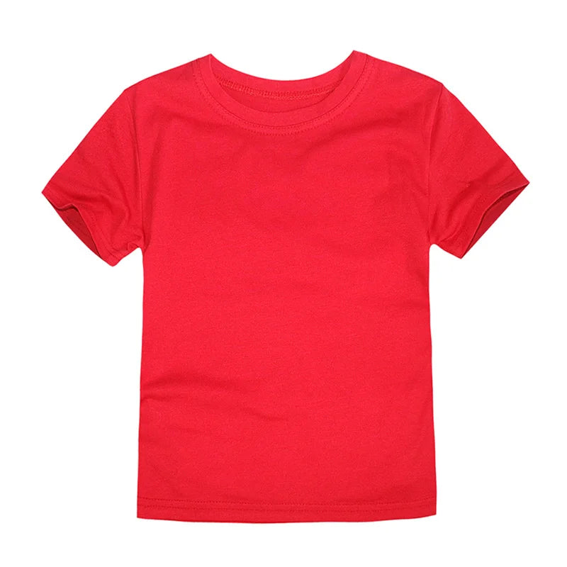 Classic T-shirts for Boys or Girls Cotton Short Sleeve Children's Kids 2 to 14 Years old