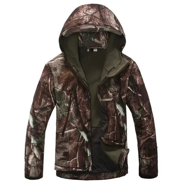 Hiking Jackets Camouflage Hunting Tactical Jacket Autumn Winter Shark Skin Soft Shell Waterproof Jacket Windbreaker