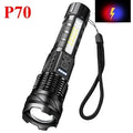 Ultra Bright Long-range Tactical Flashlight High Power LED Rechargable Torch Built-in 15000mAh Battery Camping Hunting Lantern