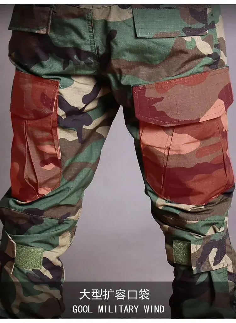 Military Tactical Uniform Set - Combat Shirt & Cargo Pants