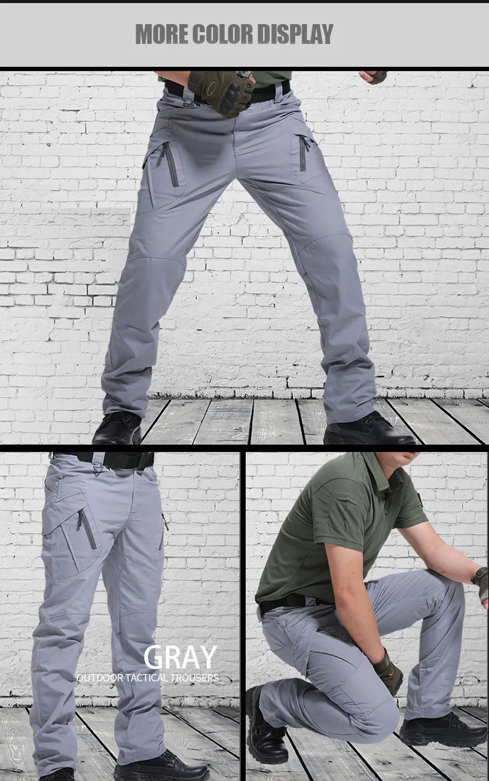 Tactical Waterproof Cargo Pants - Military Multi-Pocket Combat Trousers