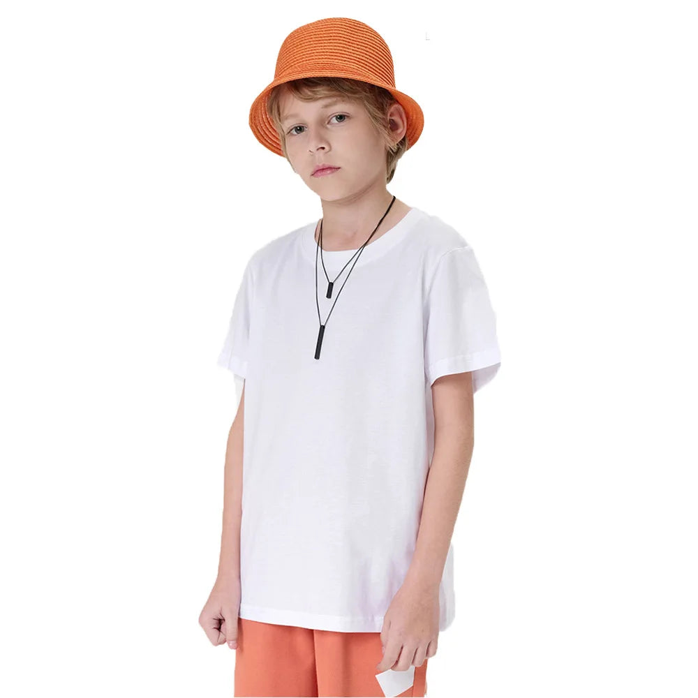 Classic T-shirts for Boys or Girls Cotton Short Sleeve Children's Kids 2 to 14 Years old