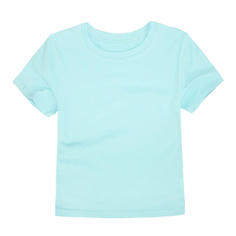 Classic T-shirts for Boys or Girls Cotton Short Sleeve Children's Kids 2 to 14 Years old