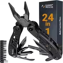 Multitool 24-in-1 Multitools Pliers with Professional Multi-tool for Survival Camping and Hunting Gifts for Men Dad Hus band