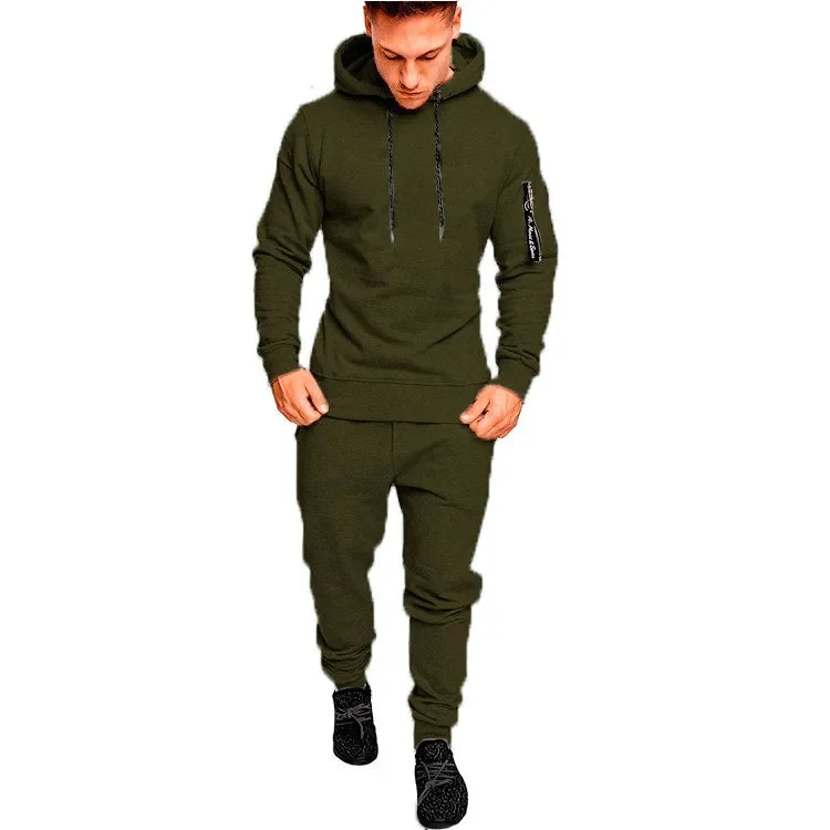 Tactical Performance Hoodie Set - Military-Style Training Gear