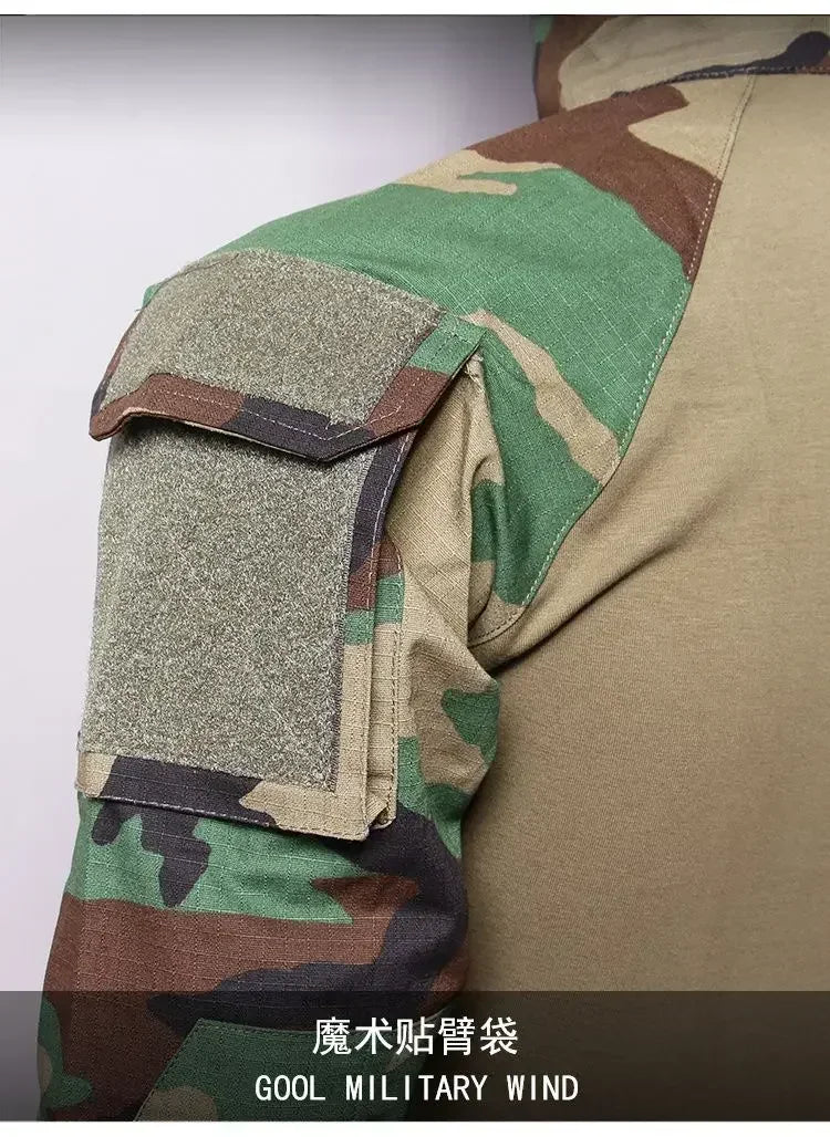 Military Tactical Uniform Set - Combat Shirt & Cargo Pants