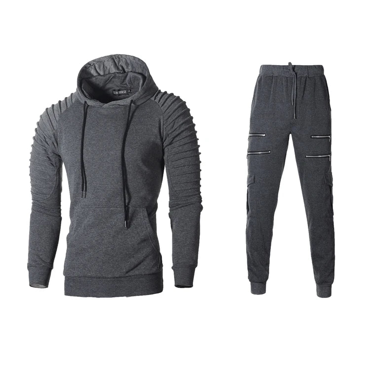 Tactical Performance Hoodie Set - Military-Style Training Gear