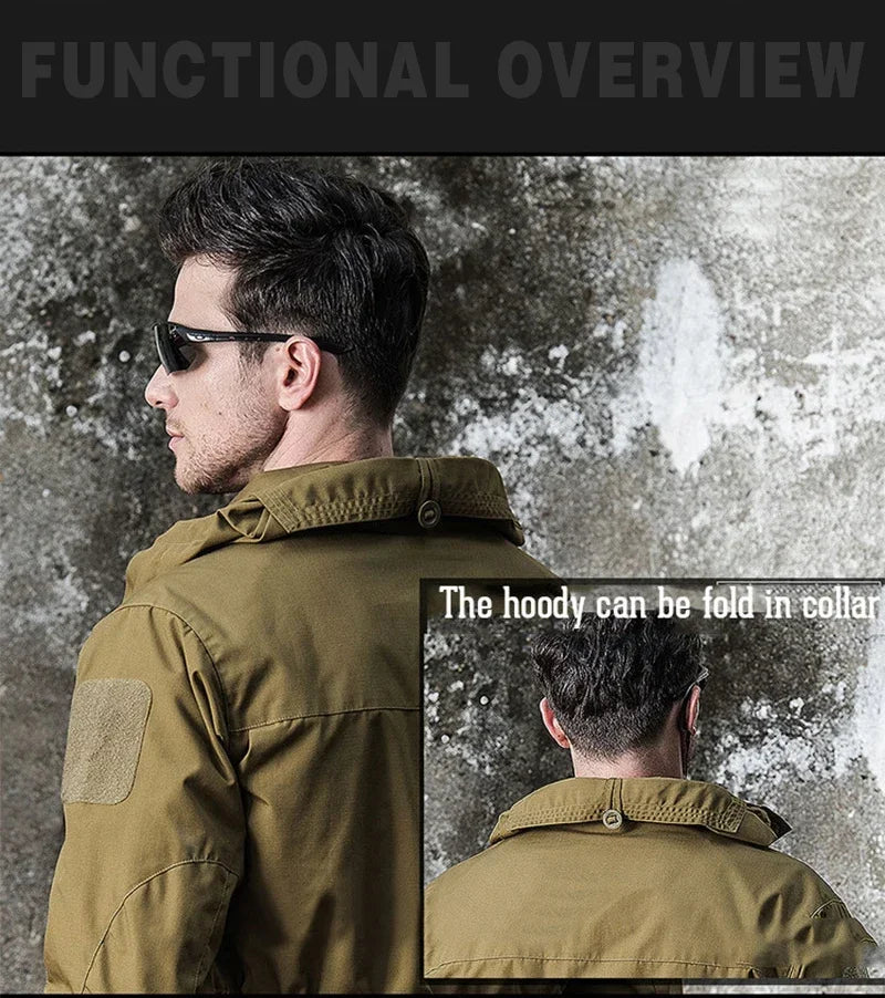 M65 Tactical Field Jacket - Military Waterproof Combat Coat