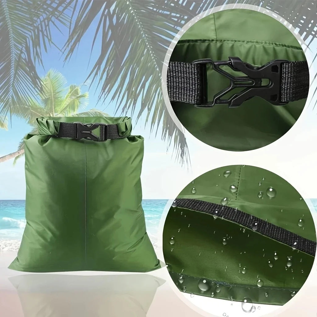 Keep your gear dry when conditions don’t cooperate. Lightweight, packable, and built for real-world use, this 6-piece set of waterproof bags protect and organize what matters—so you stay focused, not scrambling.