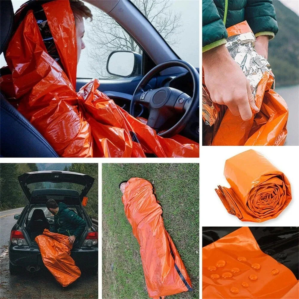 Emergency Mylar Sleeping Bag – Waterproof Lightweight Survival Blanket