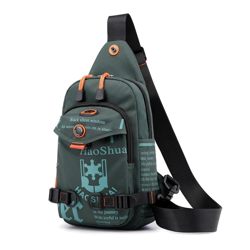 Bandolera táctica - Mochila cruzada compacta para viajes diarios o senderismo