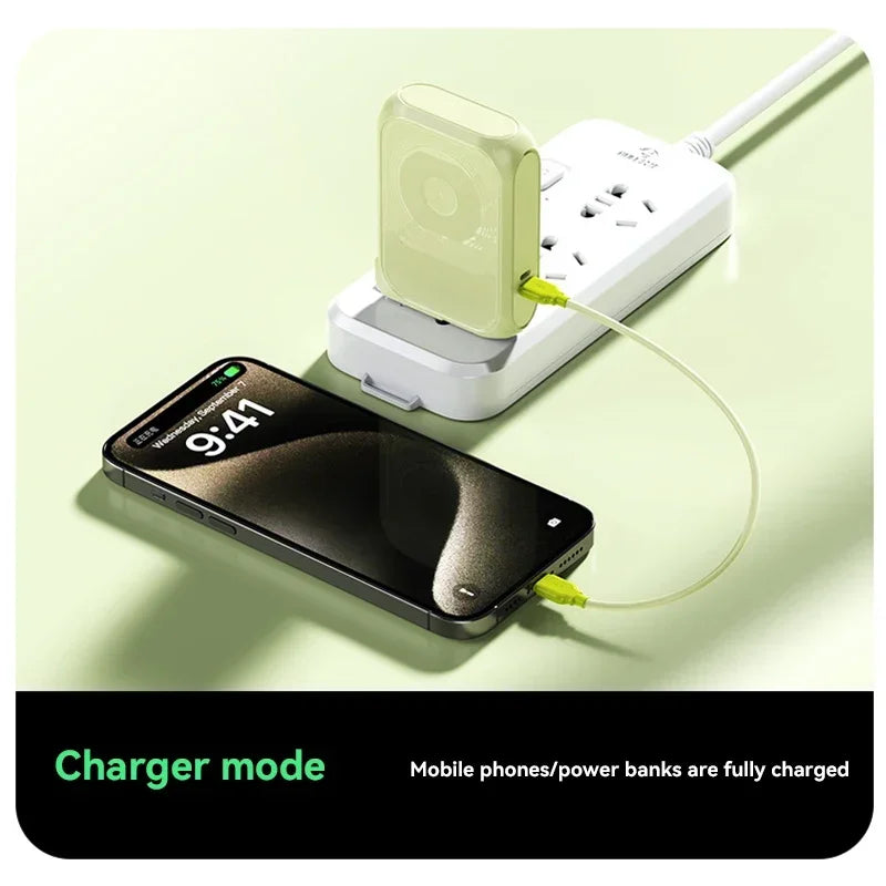 22.5W Magnetic Power Bank 100000mAh Wireless Fast Charging with Plug Phone Holder Portable Charger for IPhone Magsafe Powerbank
