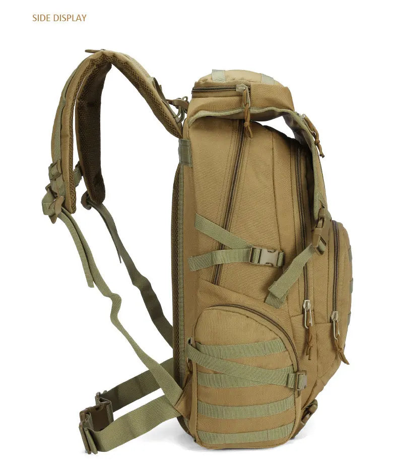 Tactical MOLLE Survival Backpack - Military EDC Rucksack