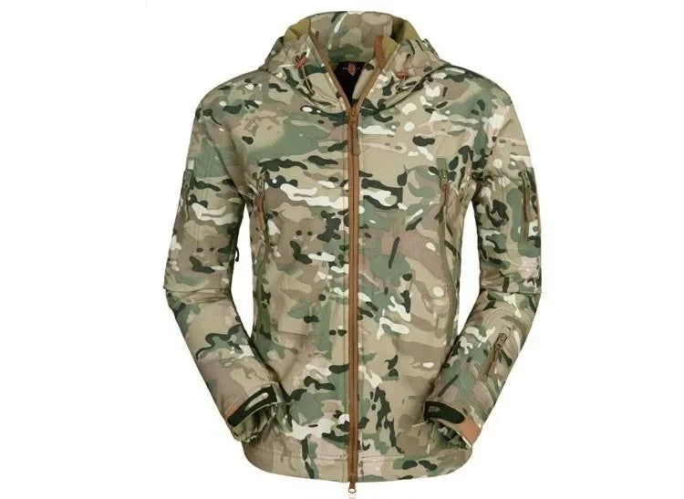 Hiking Jackets Camouflage Hunting Tactical Jacket Autumn Winter Shark Skin Soft Shell Waterproof Jacket Windbreaker