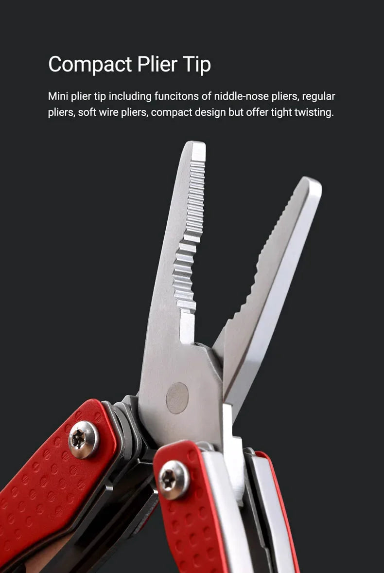 NexTool Mini Flagship Multitool 10 in 1 Mini Pocket Knife EDC Keychain Multi Tool Folding Pliers Scissors Bottle Opener