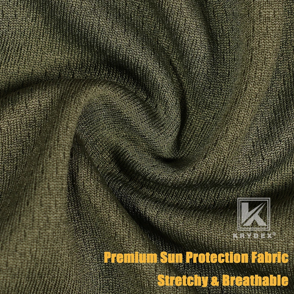 KRYDEX Tactical Face Mask Balaclava Camouflage Full Head Wrap Quick Dry Neck Gaiter UV Protection Hood for Cycling, Hiking