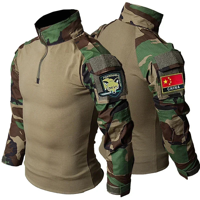 Military Tactical Uniform Set - Combat Shirt & Cargo Pants