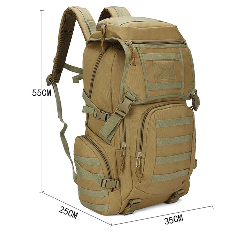 Military-Grade MOLLE Rucksack