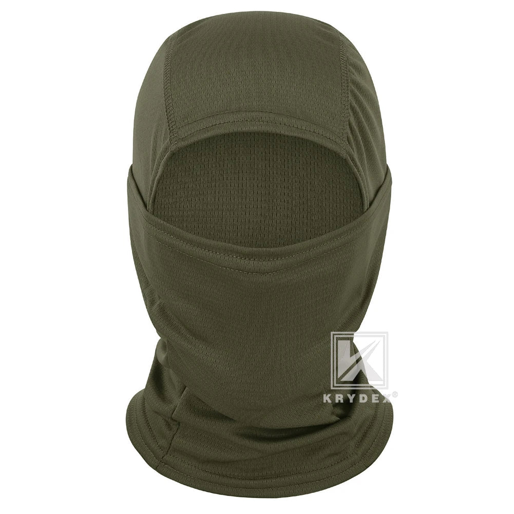 KRYDEX Tactical Face Mask Balaclava Camouflage Full Head Wrap Quick Dry Neck Gaiter UV Protection Hood for Cycling, Hiking