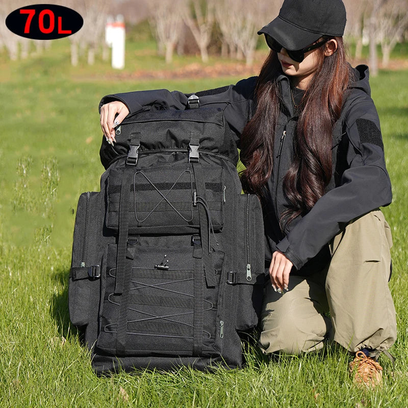 Premium 70L Expedition Backpack - Professional Grade Tactical Rucksack