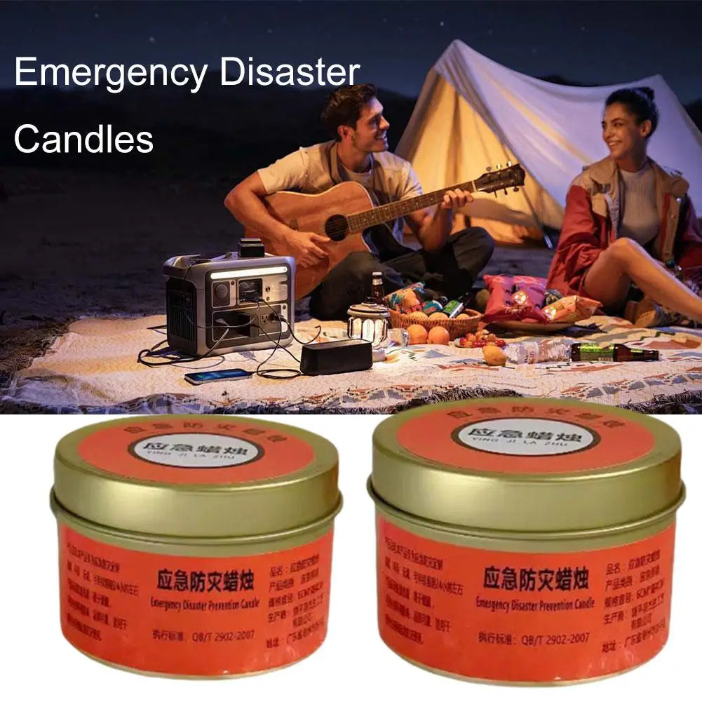 Emergency Survival Candle, 30 Hour Long Burning Windproof Candle for Power Outage, Essential for Home Earthquake Kit & Emergency