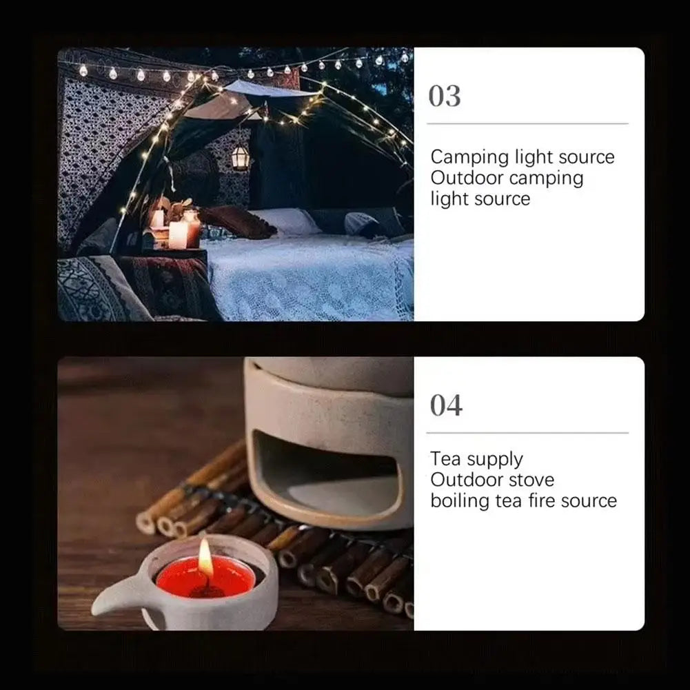 Emergency Survival Candle, 30 Hour Long Burning Windproof Candle for Power Outage, Essential for Home Earthquake Kit & Emergency