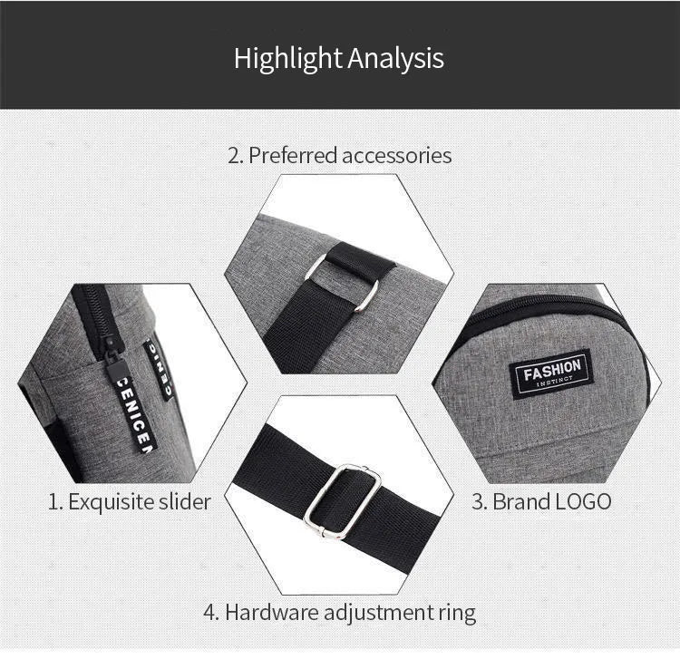 Tactical Shoulder Sling Bag - Waterproof EDC Pack