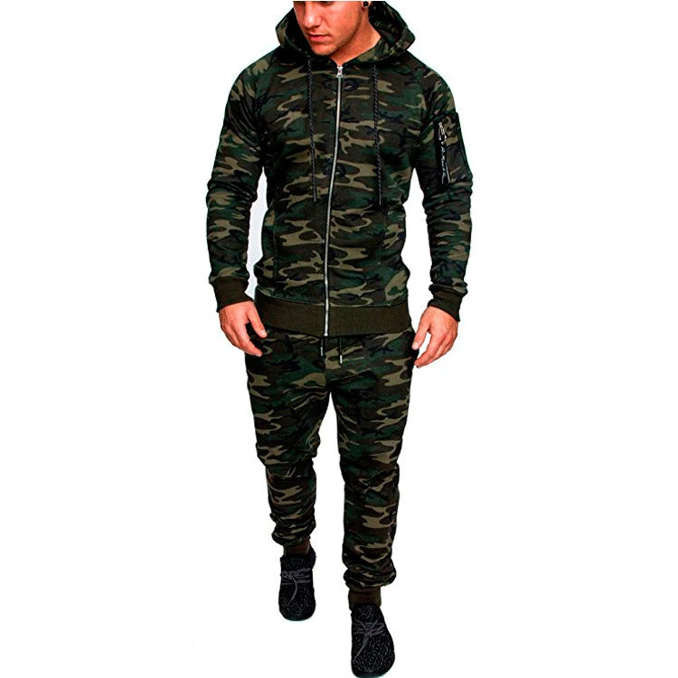 Tactical Performance Hoodie Set - Military-Style Training Gear