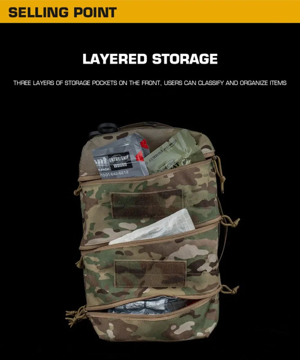 DELTA Tactical Medical Backpack - Military First Aid Assault Pack