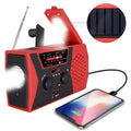 Emergency Solar Hand Crank Radio With AM/FM LED Reading Lamp SOS Alarm