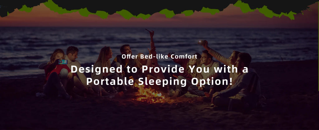 Double Sleeping Pad 4" Thick for 2 Person with Pillow Built-in Foot Pump Inflatable Mattress for Backpacking Hiking