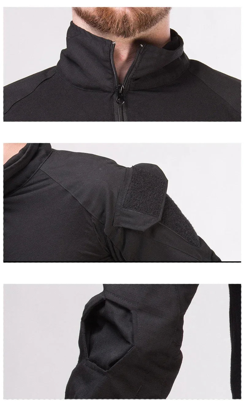 Tactical Uniform Milit Outdoor Camouflage Sets. available in Suit Combat Shirts Pants Men Training  Hunting Clothes Sets