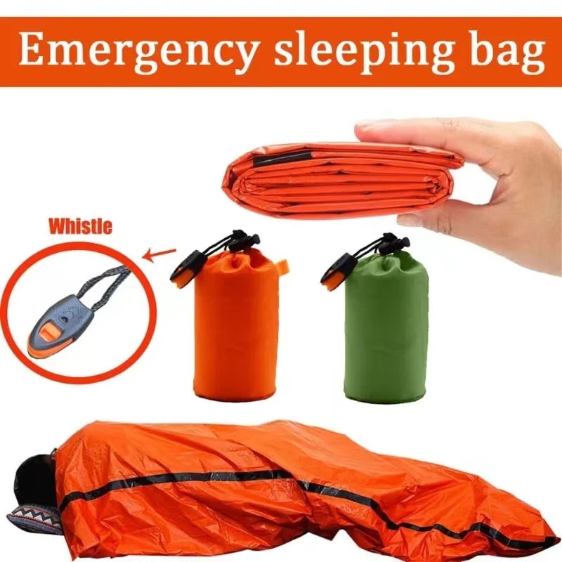 Emergency Mylar Sleeping Bag – Waterproof Lightweight Survival Blanket